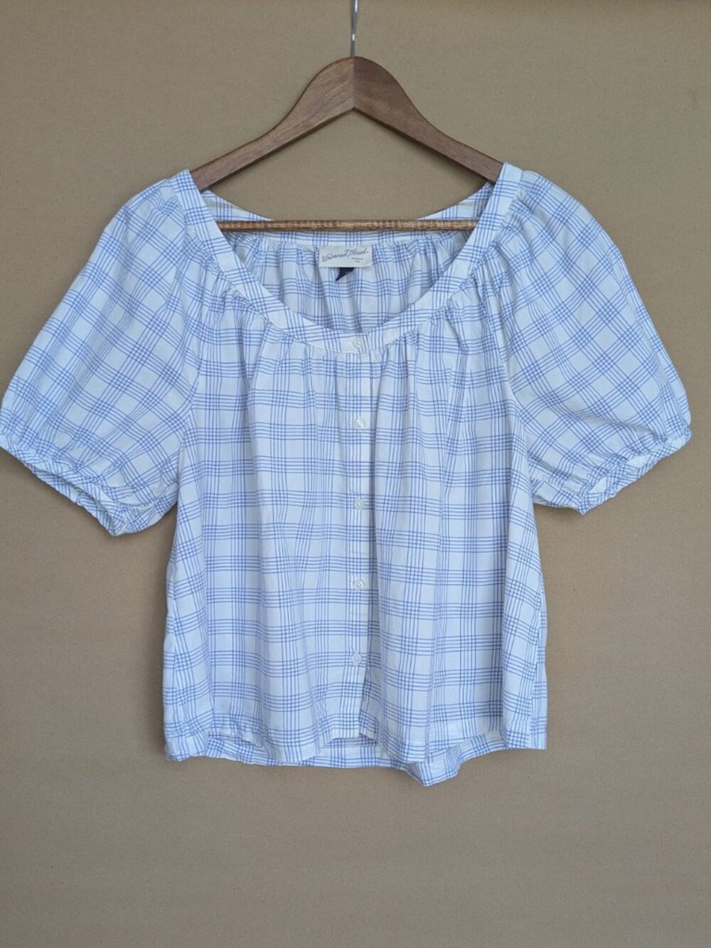 Universal Thread Light-Blue Peasant Blouse